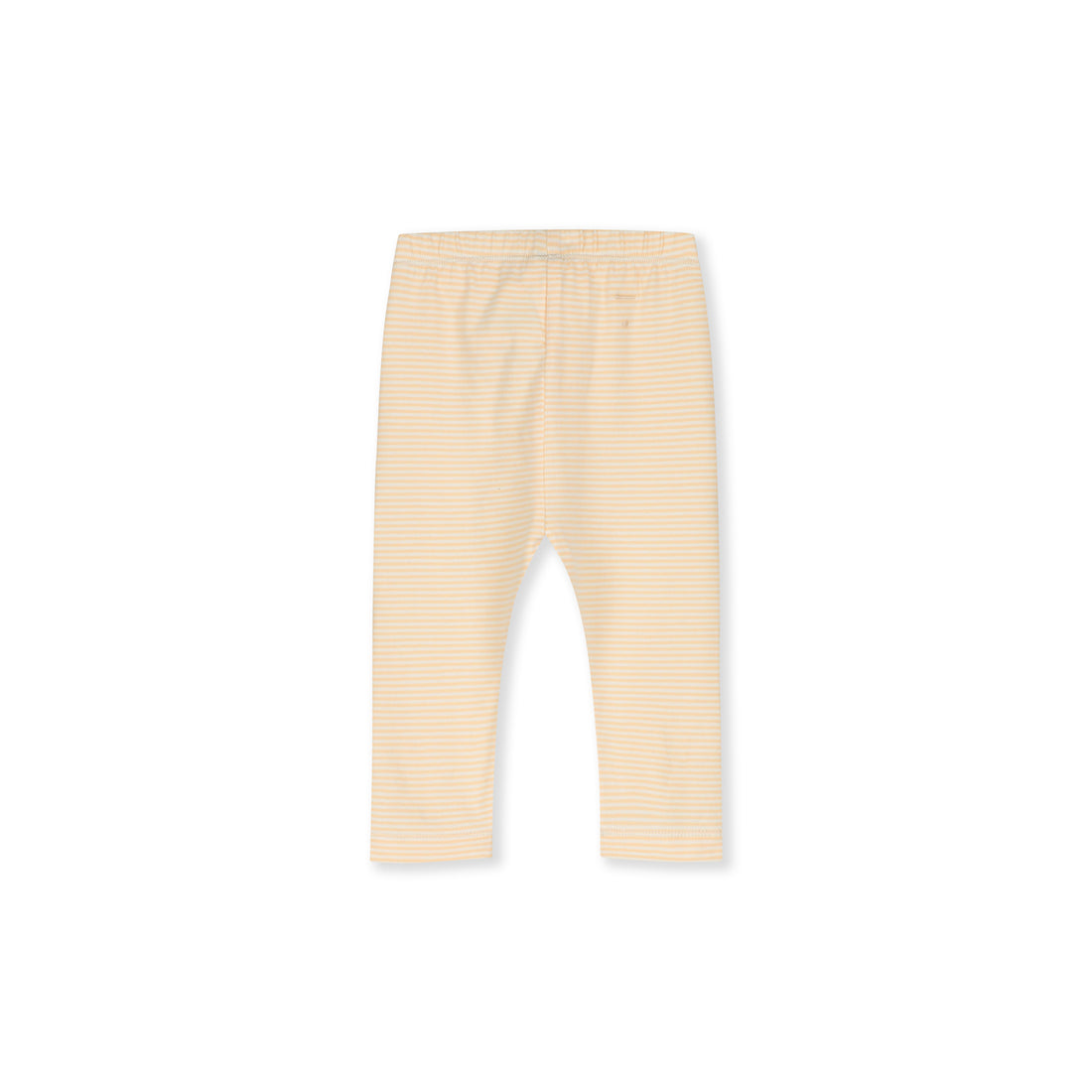 striped baby leggings apricot