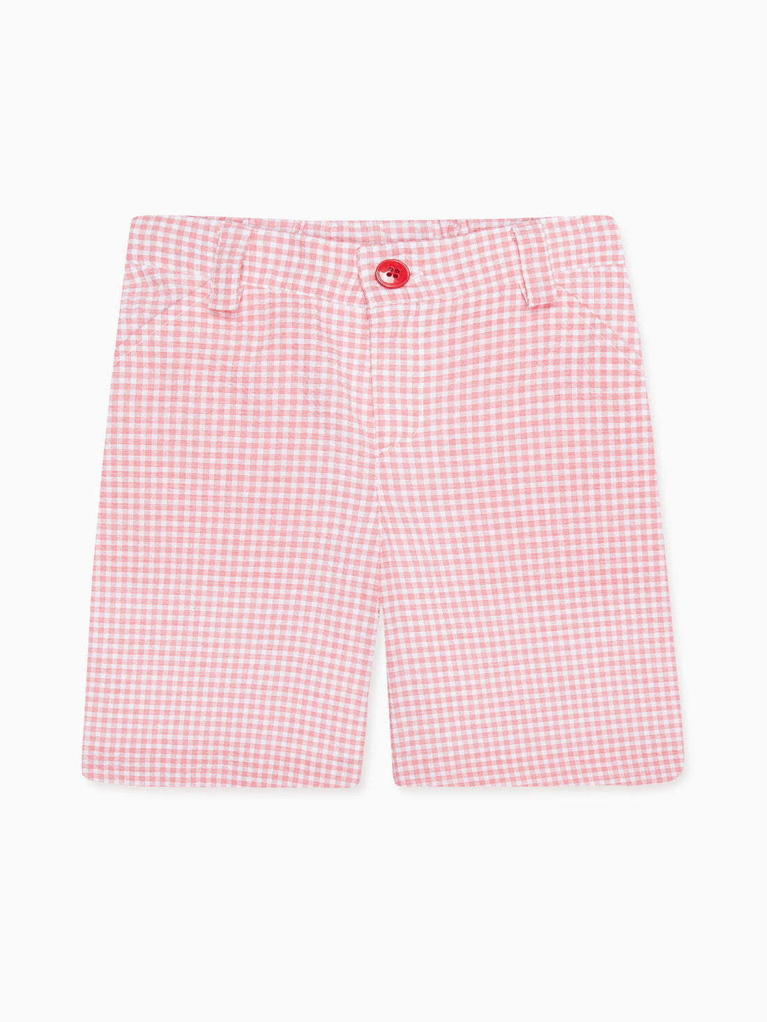 bocusi bermuda short red gingham