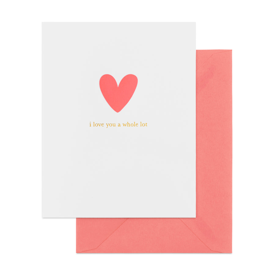i love you a whole lot card