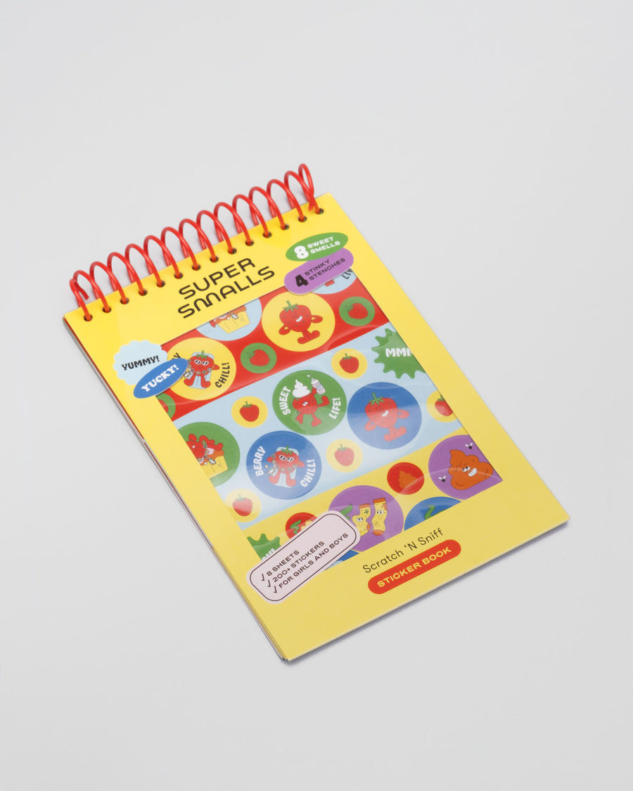 scratch 'n sniff sticker book