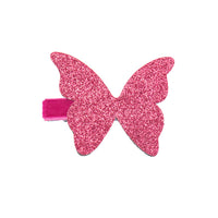 butterfly glitter alligator clip