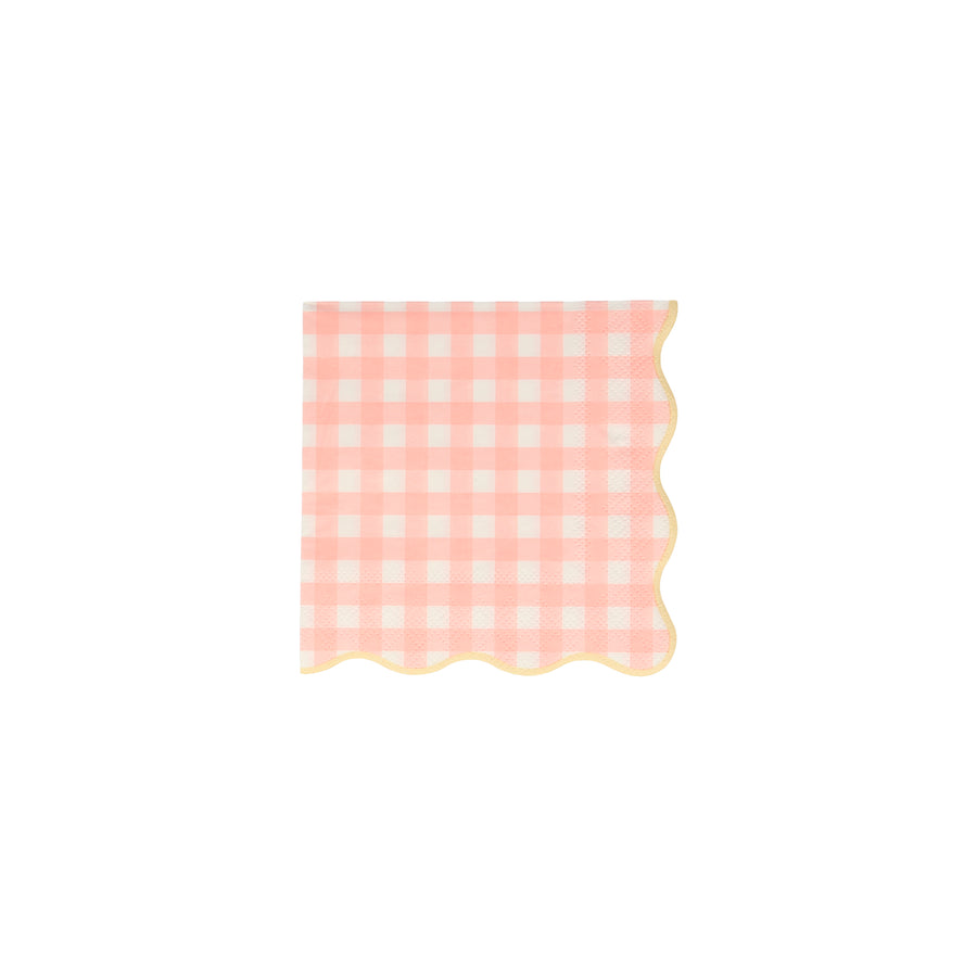 small gingham napkins (20 pack)