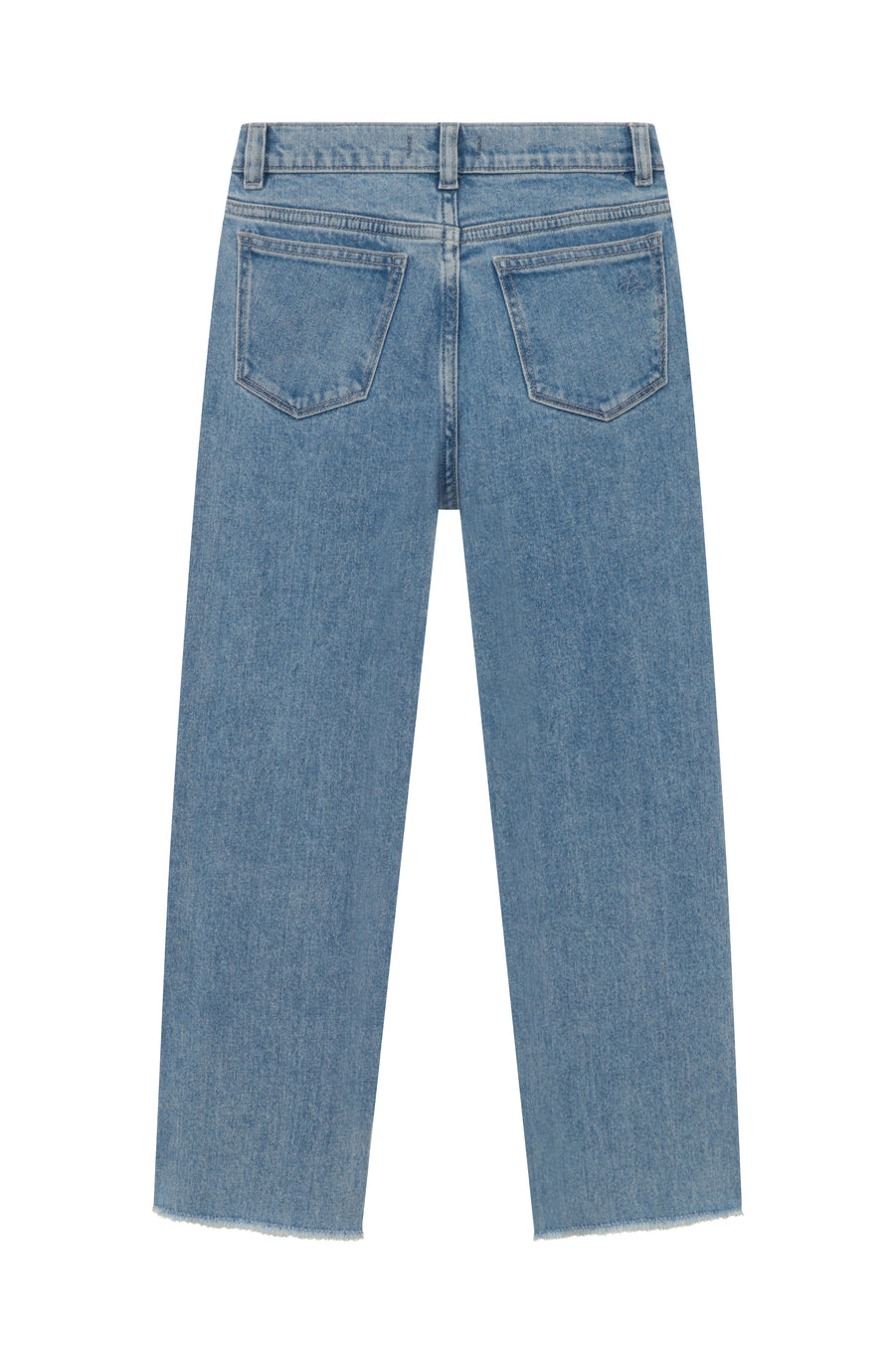 emie high rise straight jean indigo rose