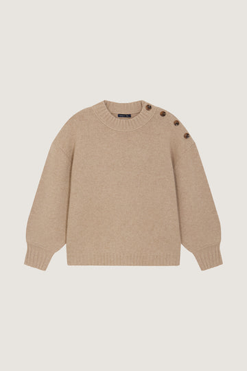 women's sacha pullover beige