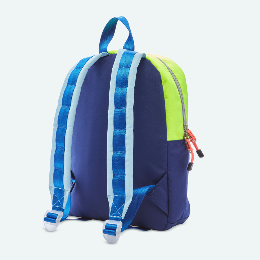 kane kids mini backpack navy neon