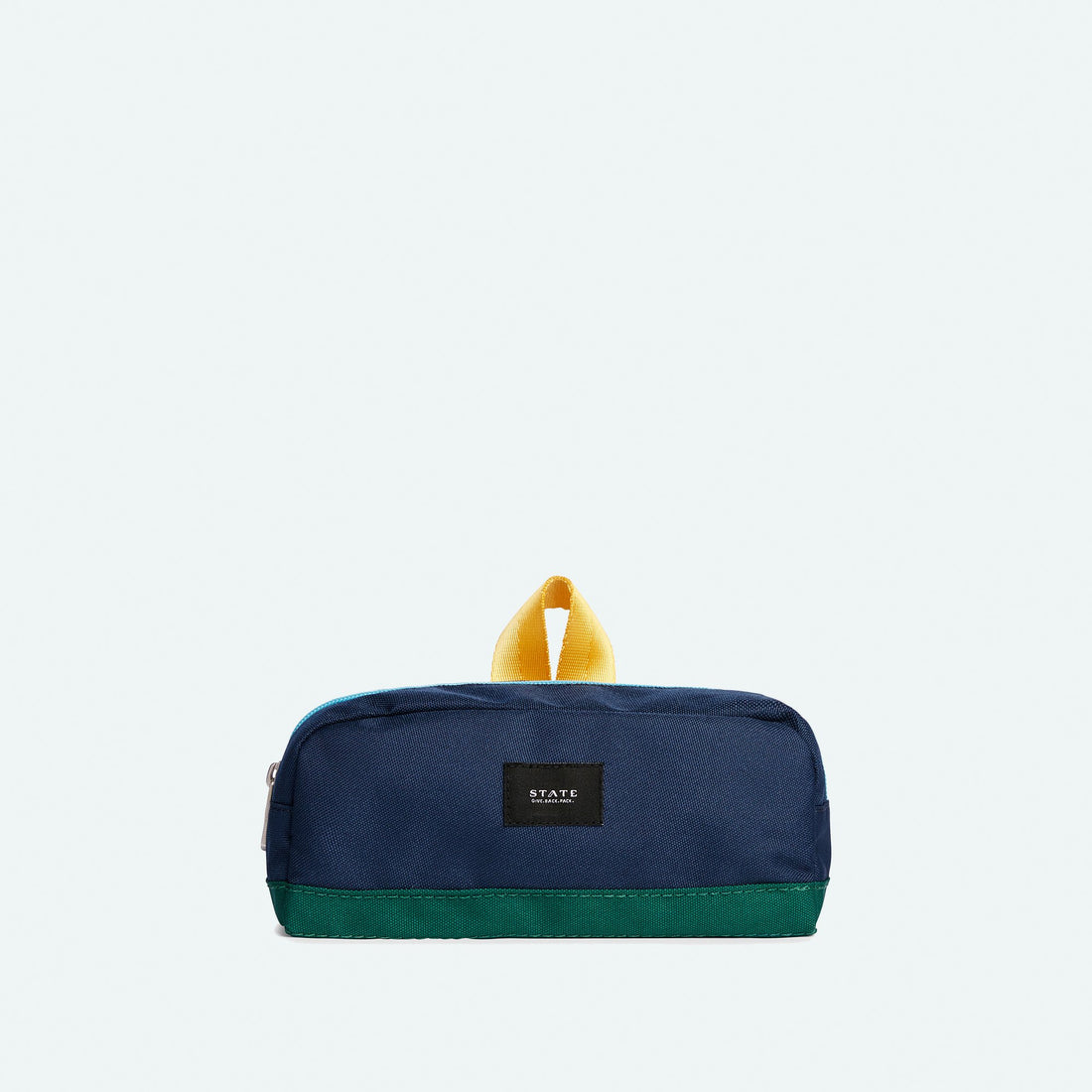 clinton pencil case green navy