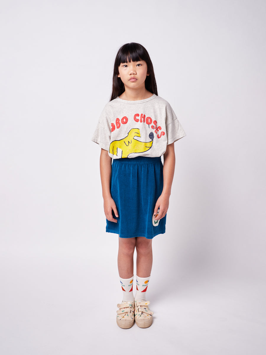 sniffy dog graphic print tee