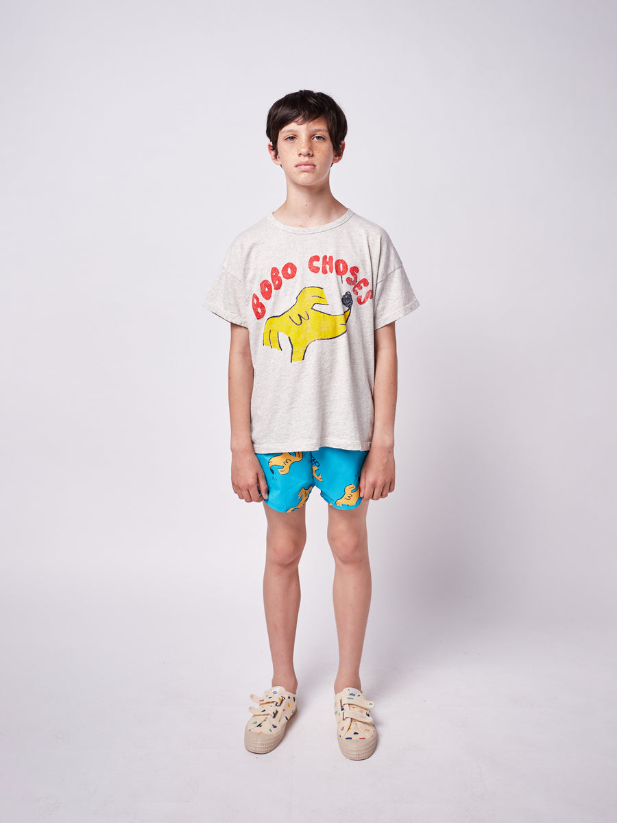 sniffy dog graphic print tee