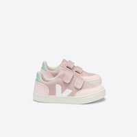 v-12 velcro canvas sneaker white matcha