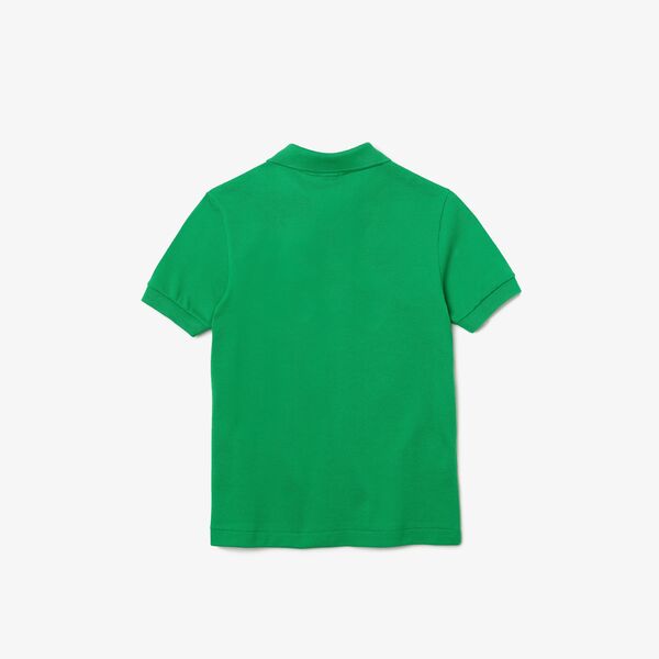 boys green polo shirt