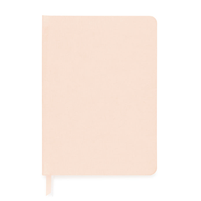 pale pink tailored journal