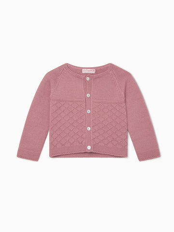 baby kaya cardigan pink