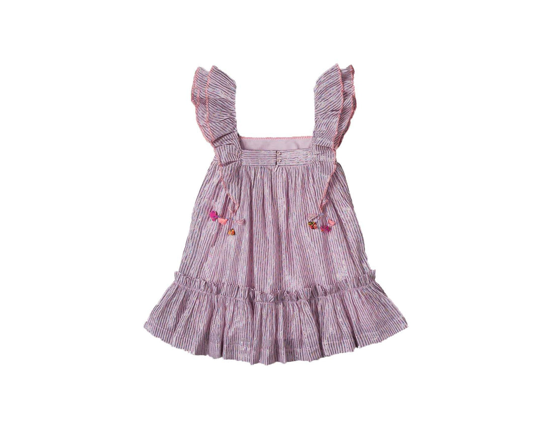 robin dress ballet stripe