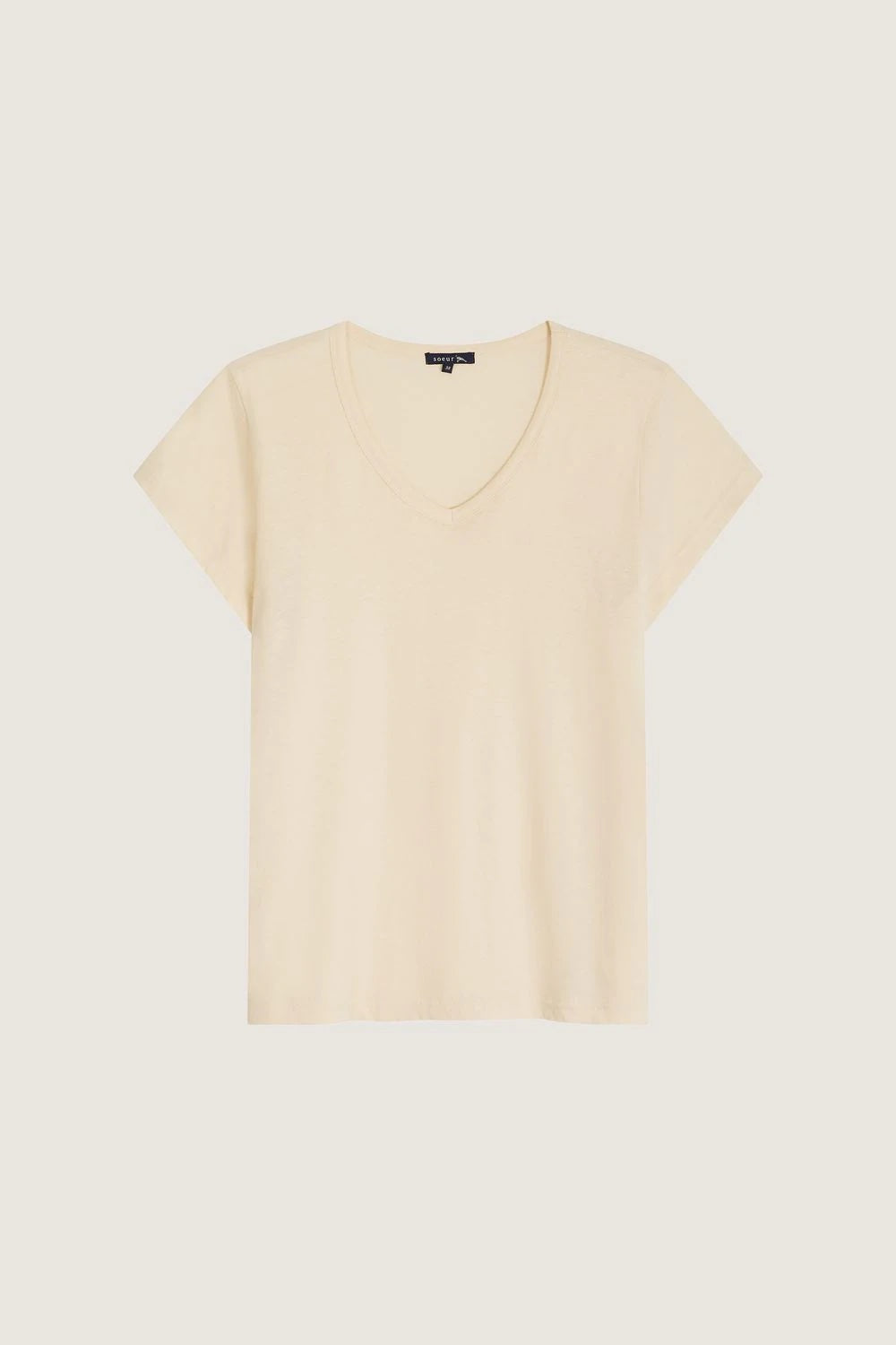 women's dominique tee beige
