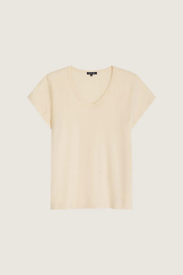 women's dominique tee beige