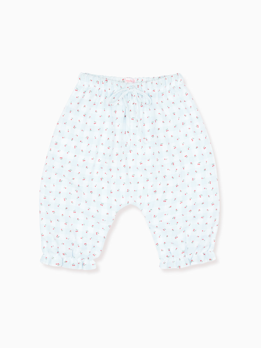 forna trousers blue gingham