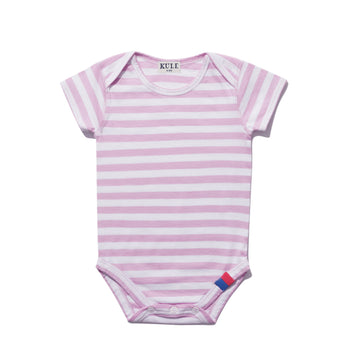 the onesie pink stripe