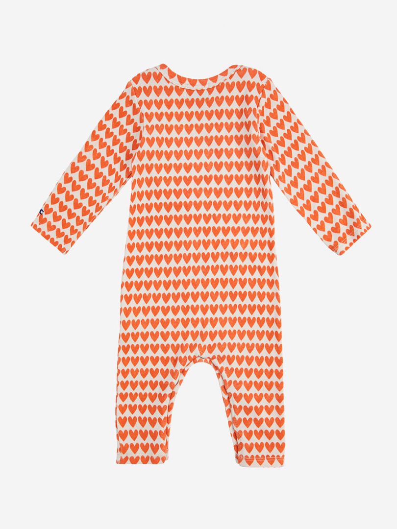 baby hearts all over overall