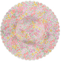 agatha hat pink floral