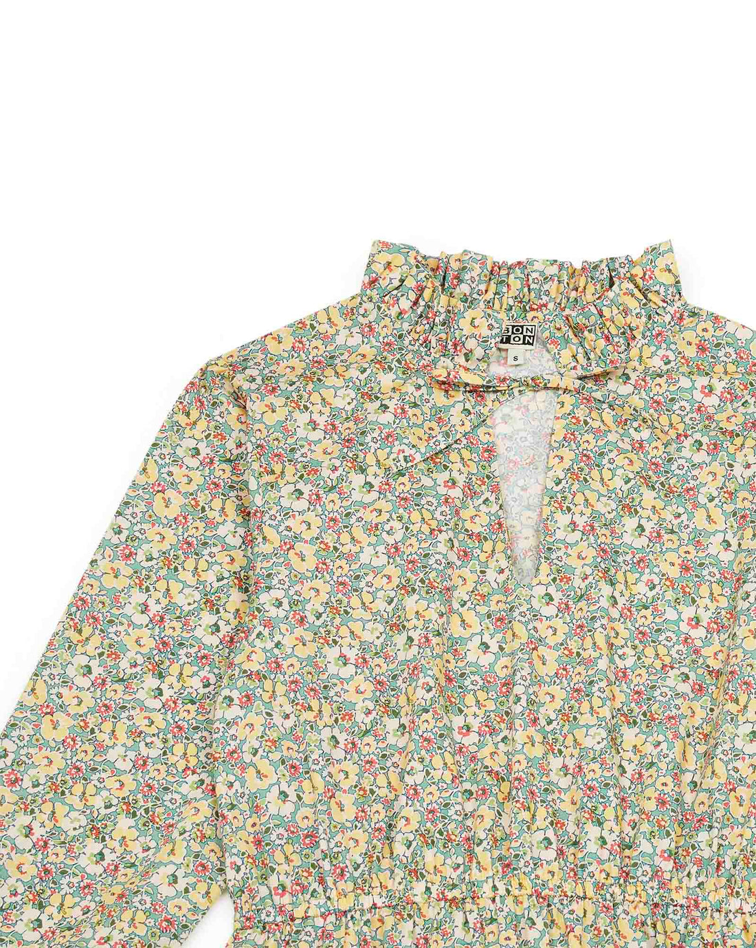 women's grace gold button dress