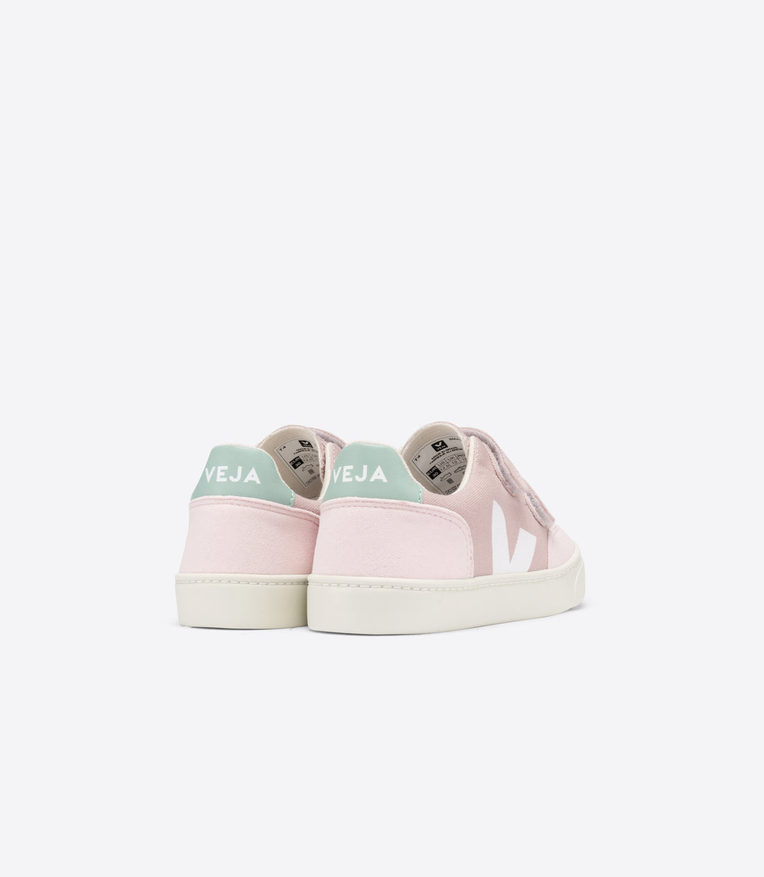 v-12 velcro canvas sneaker white matcha