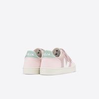 v-12 velcro canvas sneaker white matcha