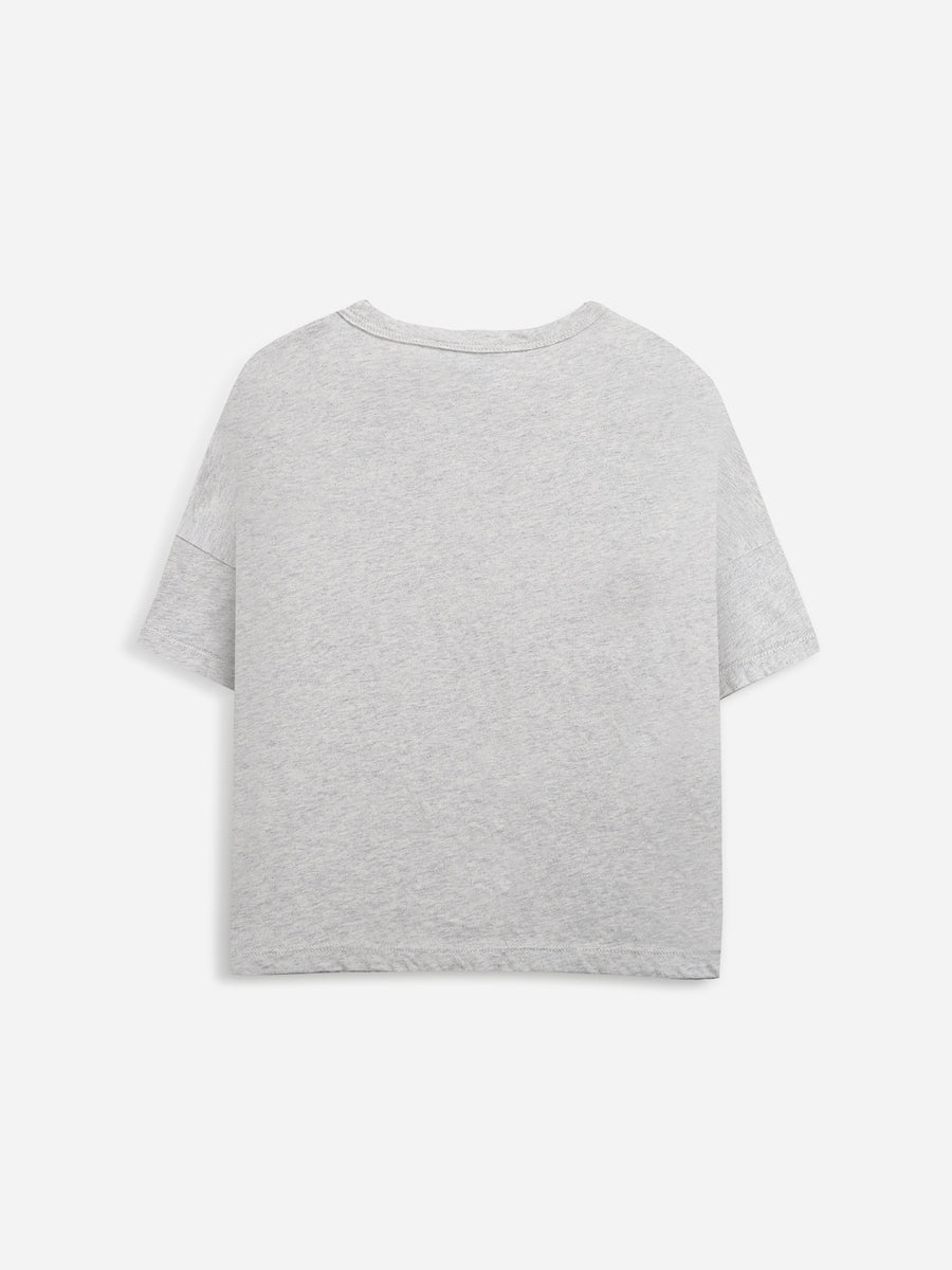 sniffy dog graphic print tee