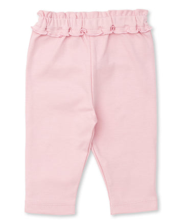 baby basic ruffle leggings pink