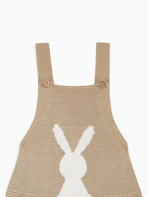 crispa knit dungarees camel