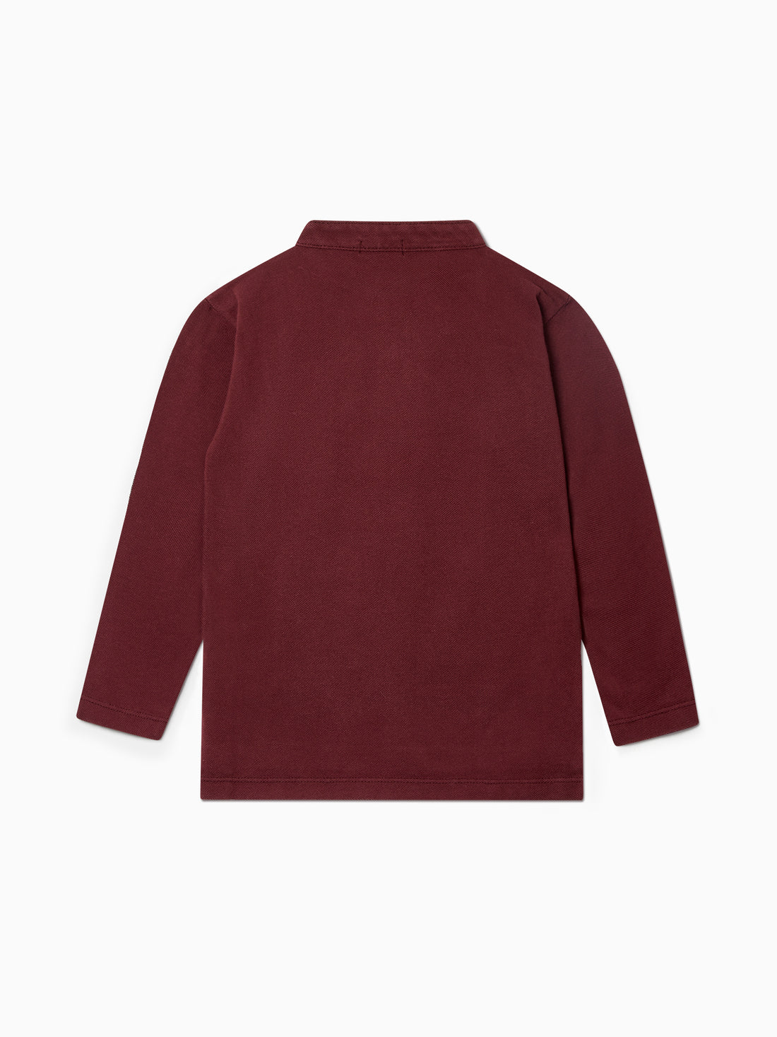 alcomo ls polo shirt burgundy