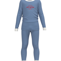 ls stripe top & pant set