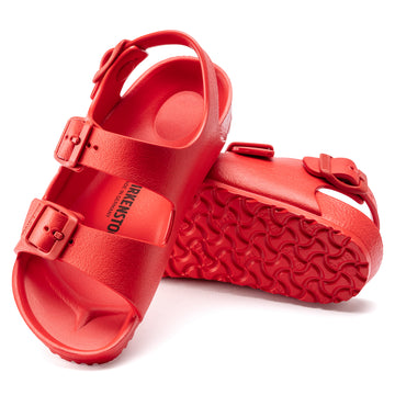 milano kid sandals active red