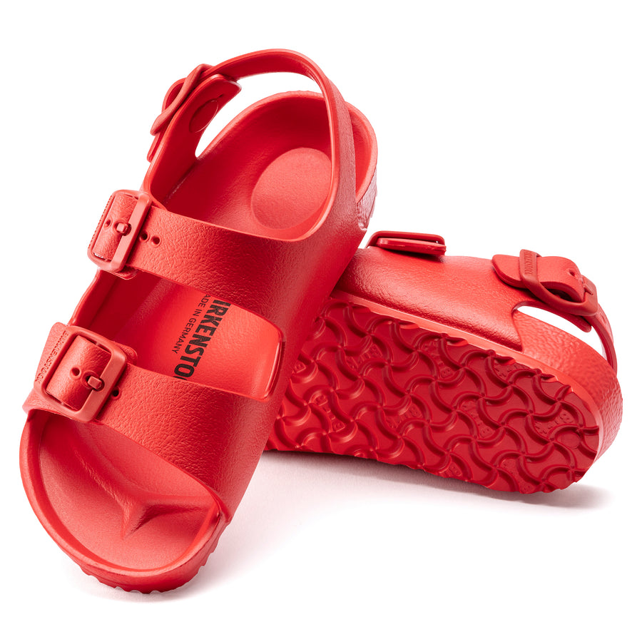 milano kid sandals active red