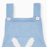 crispa knitted dungarees blue