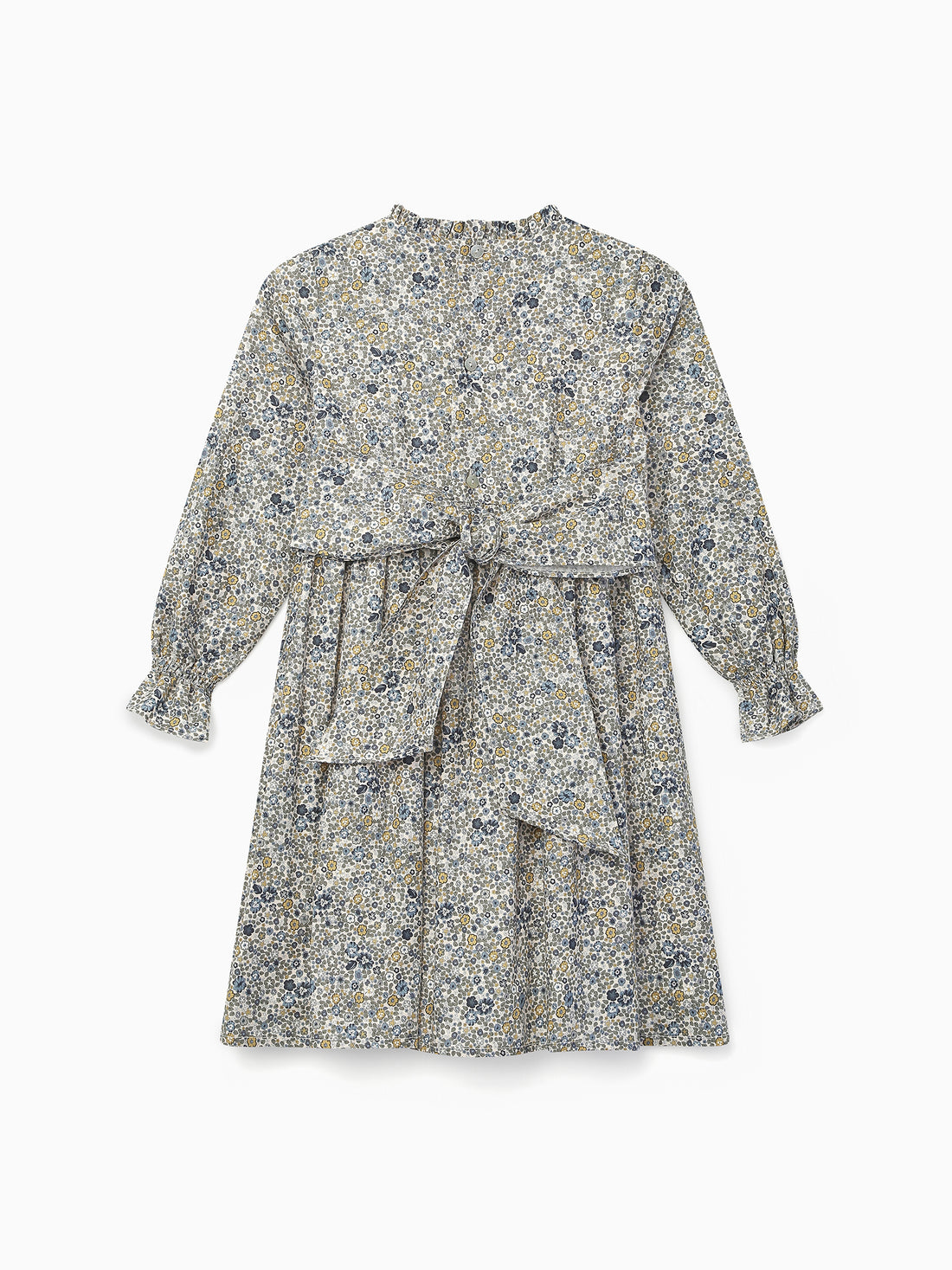 anais smock dress blue floral