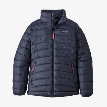 girls' down sweater navy