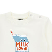 baby milk sweatshirt creme