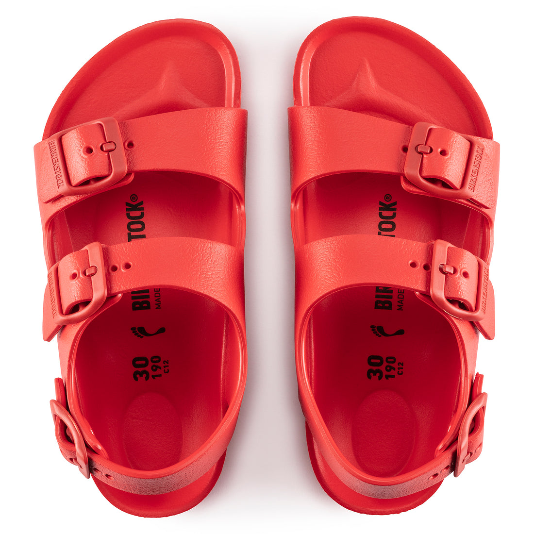 milano kid sandals active red