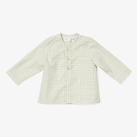 baby lupo shirt green tattersall