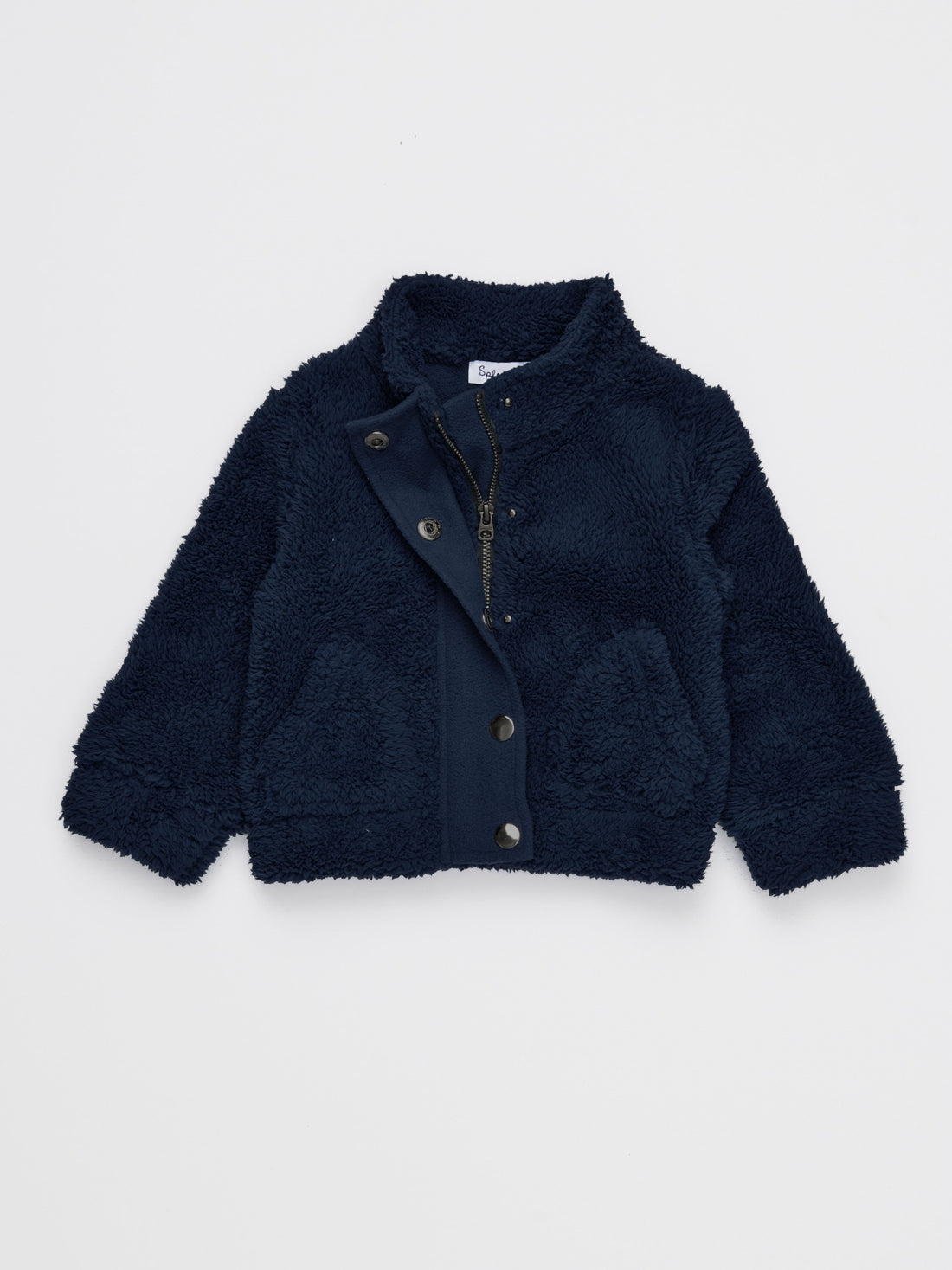 sherpa jacket dress blues