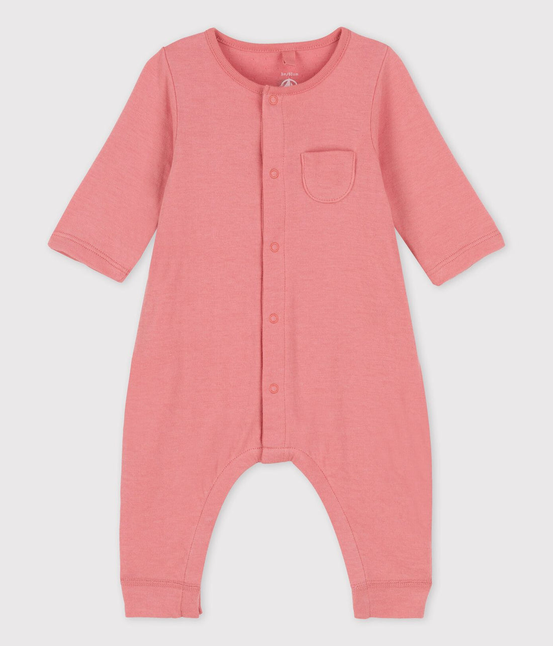 front snap romper papaye