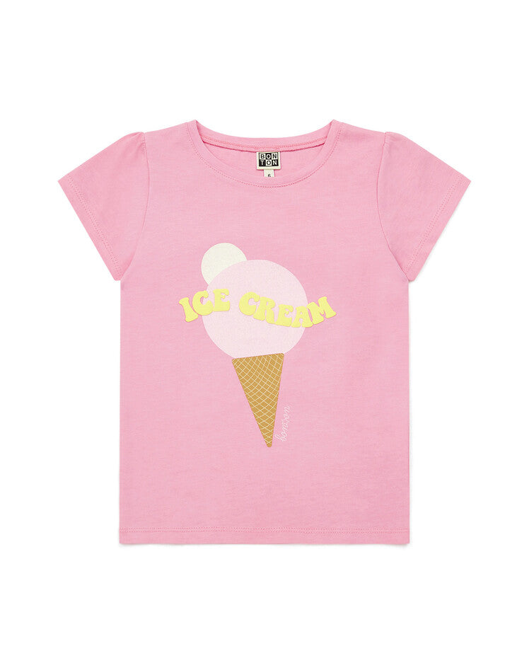 girls ice cream tee