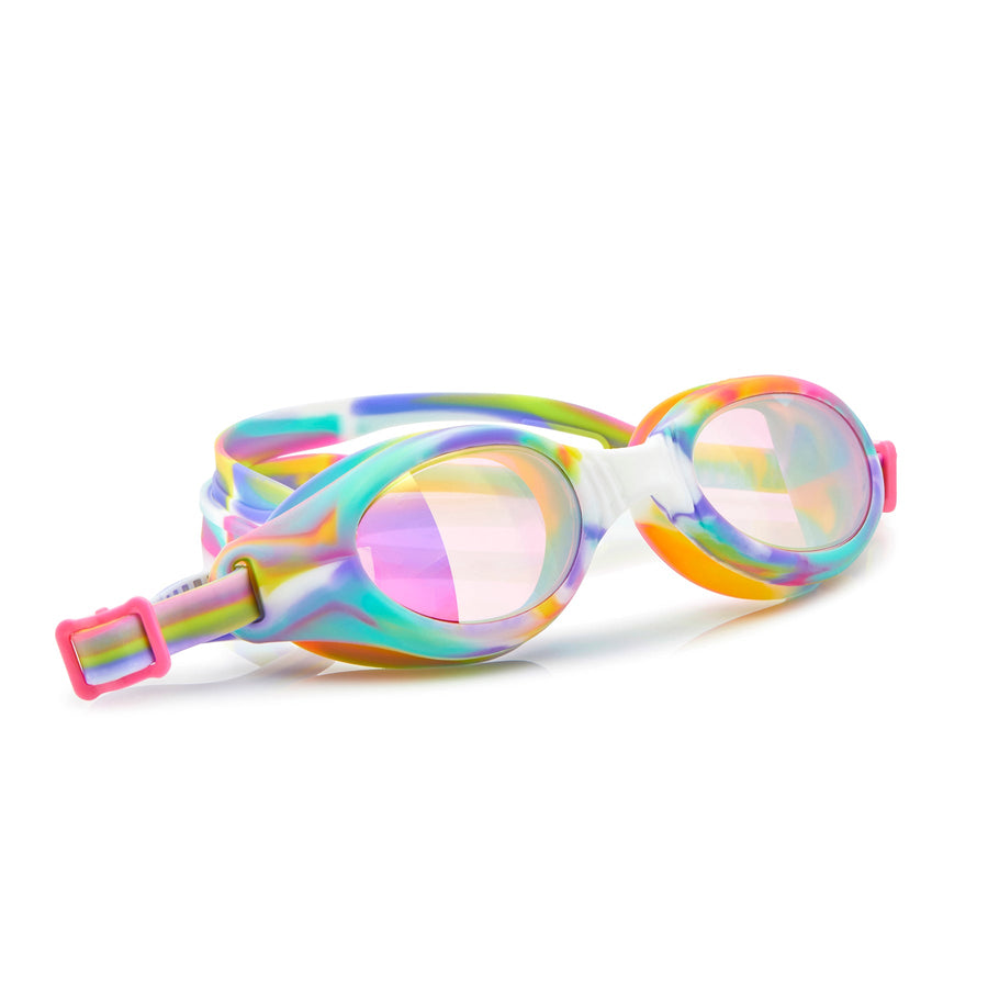 neapolitan swirl salt water taffy swim goggles