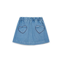 skirt denim clair