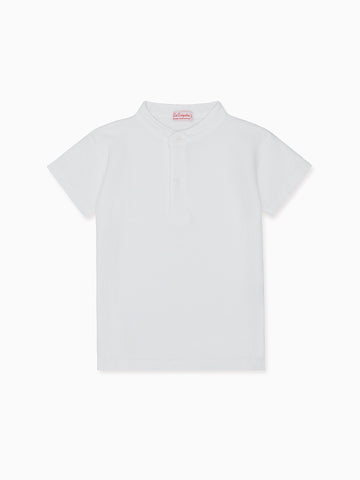 alcon polo shirt white