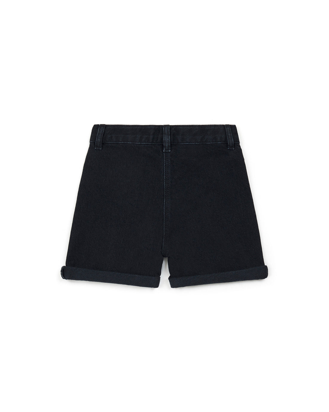short denim fonce