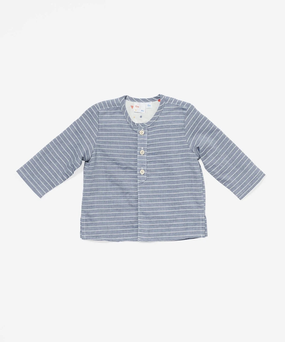 baby lupo shirt chambray stripe