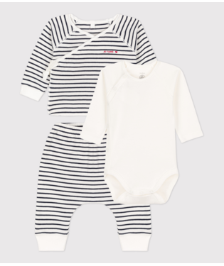 ls bodysuit/cardigan/pant set