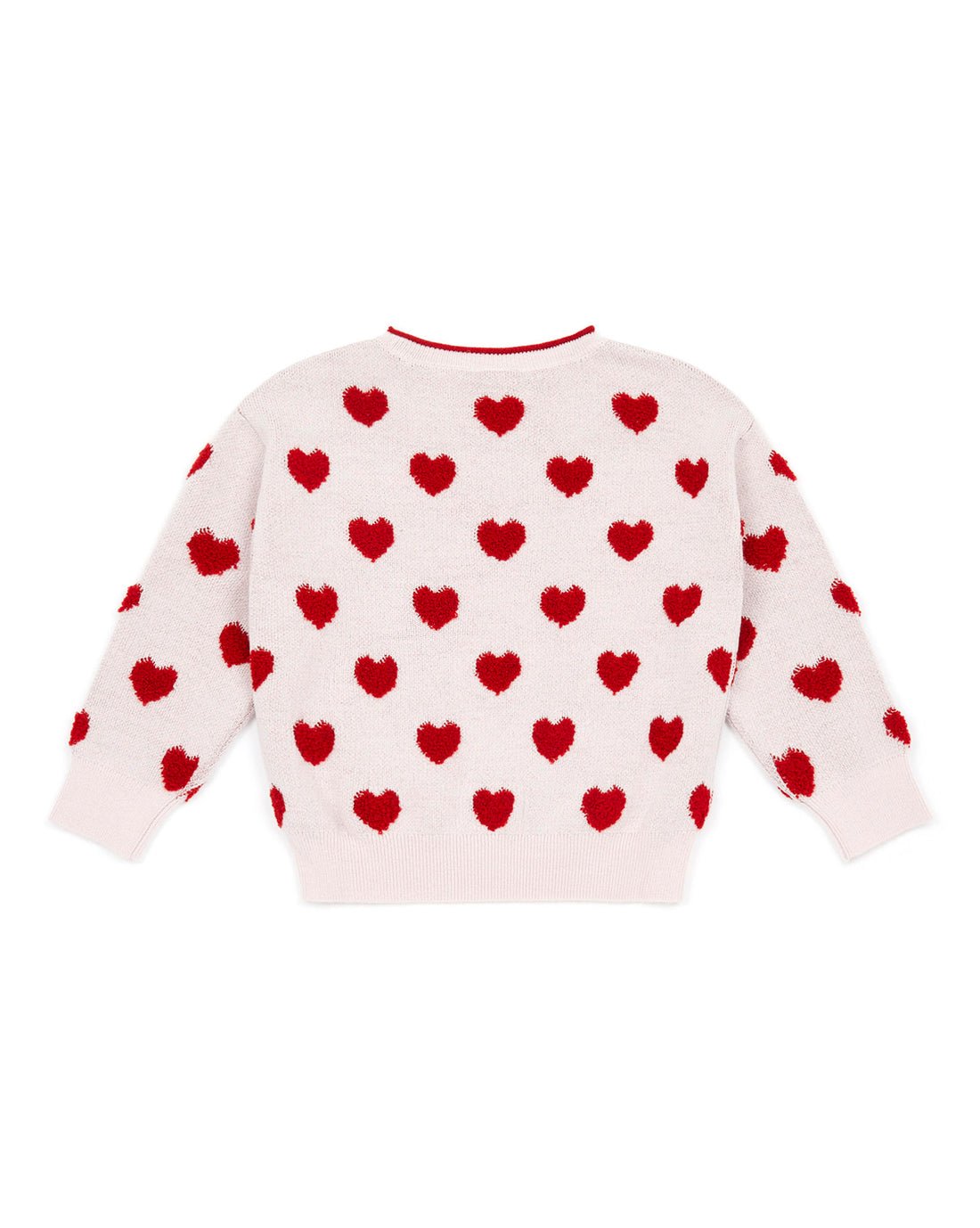 hearts pullover rose bonton