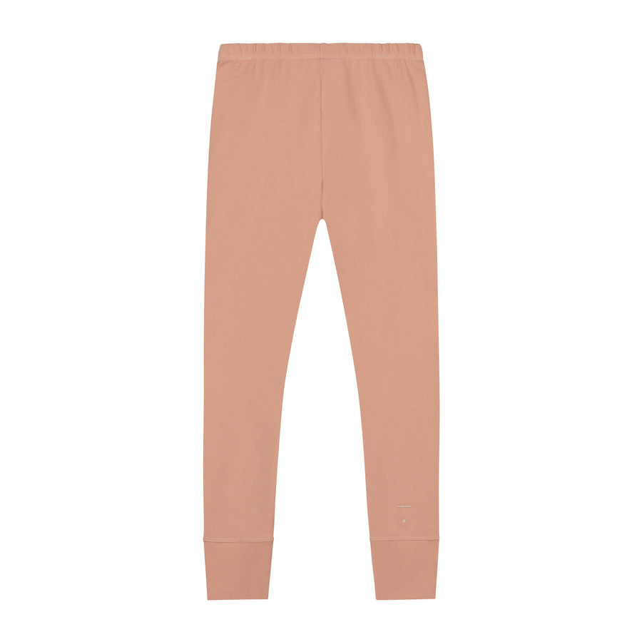baby legging rustic clay